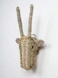 Mini Woven Animal Head Gazelle