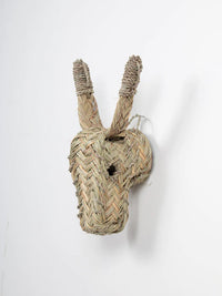 Mini Woven Animal Head Donkey