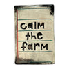 Handmade Rectangular Ceramic - CALM THE FARM