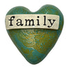 Handmade Ceramic Heart - FAMILY