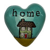 Handmade Ceramic Heart - HOME