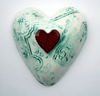 Handmade Ceramic Lace Heart