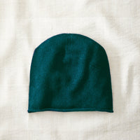 Unisex Luxury Merino Beanie Hat Mustard Emerald Green PAVA