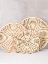 Palm Leaf Woven Plates (3 different sizes)