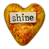 Handmade Ceramic Heart - SHINE