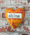 Handmade Ceramic Heart - SHINE