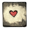 Handmade Square Ceramic - SMALL HEART