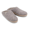 Wool Slippers Felted Mule Natural Grey EGOS Copenhagen