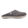 Wool Slippers Felted Mule Natural Brown EGOS Copenhagen