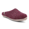 Wool Slippers Felted Mule Bordeaux EGOS Copenhagen