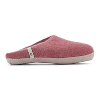 Wool Slippers Felted Mule Dusty Rose EGOS Copenhagen