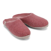 Wool Slippers Felted Mule Dusty Rose EGOS Copenhagen