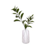 Tall Fluted Glass Vase Clear