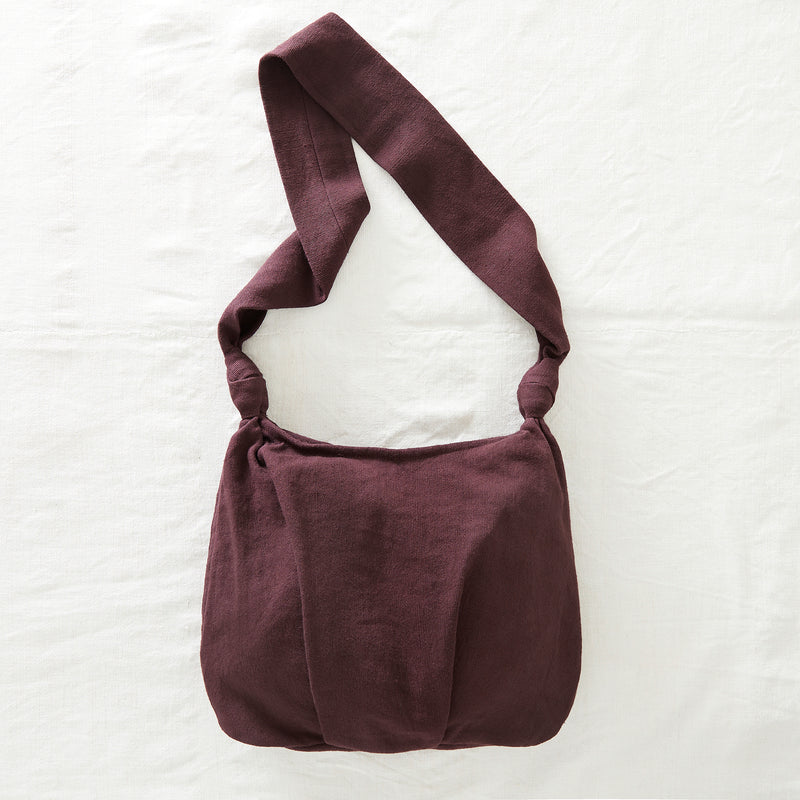 GYANI Vegan Cross Body Everyday Bag / Plum Purple