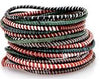 Winter Forest - Recycled Flip Flop Bracelets (Set of 8)