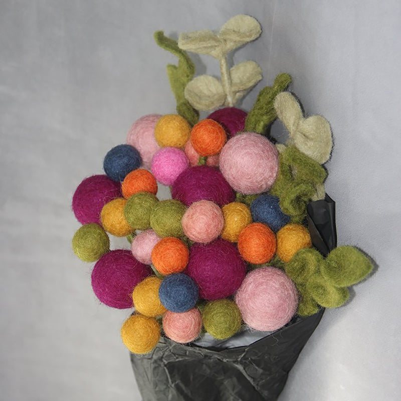 Felted Wool Flower Big