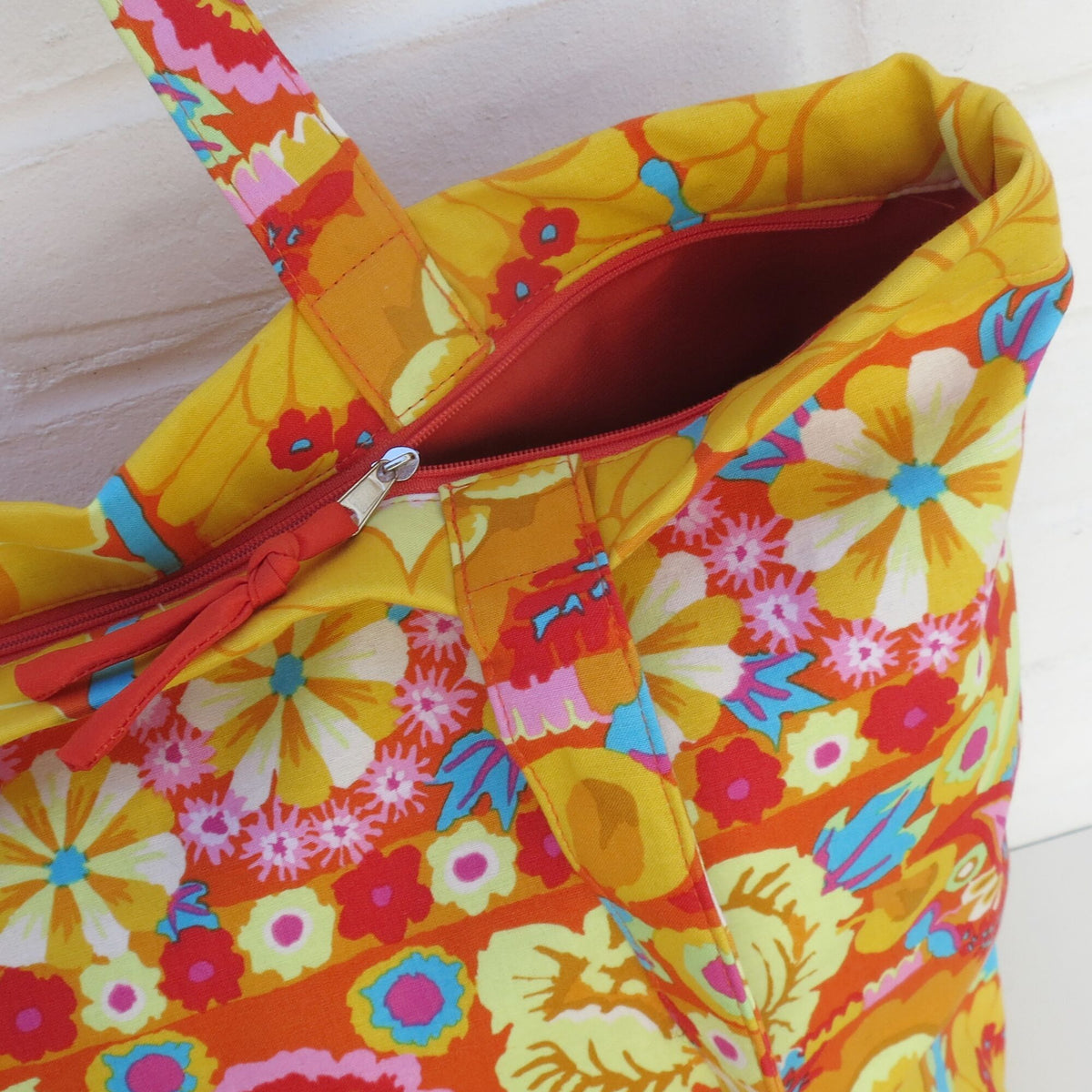 Vilasi Cotton Zip Shopper Bag